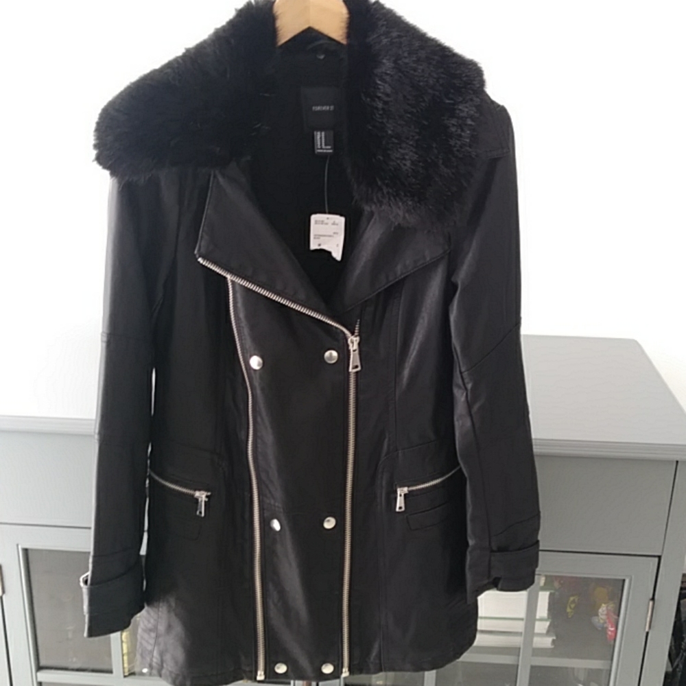 NWT Forever 21 Non-leather Moto Jacket